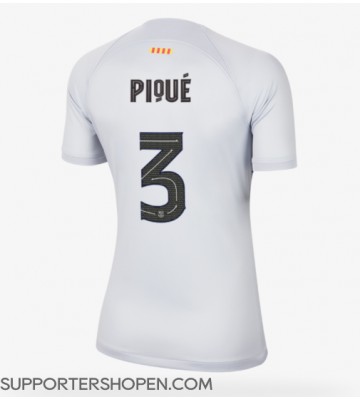 Barcelona Gerard Pique #3 Tredje Matchtröja Dam 2022-23 Kortärmad
